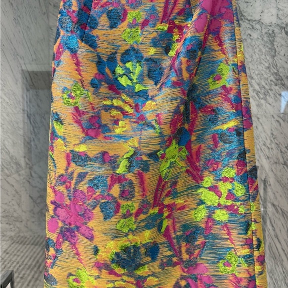 Cult Gaia “Celia” Jacquard Skirt – Bold Floral with ring accent detail size 2 - Picture 8 of 12